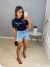 Short jeans destroyed na internet