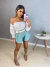 Short alfaitaria godê - verde neo mint - comprar online
