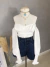 Cropped tomara que caia ciganinha - off white - buy online