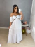Vestido longo ciganinha tomara que caia - branco - buy online
