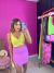Saia com fenda no tricot modal premium - rosa lilás - Amor de Peça - Looks Femininos Estilosos, Loja de Roupa Feminina Online