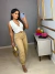 Conjunto calça alfaiataria e colete - branco na internet