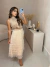 Saia de tule camadas - creme - online store