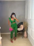 Cropped alça babados no linho - verde bandeira - buy online