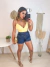 Cropped de alcinha botões traseiros - amarelo on internet