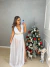 Vestido no tule com maiô e fenda - branco - Amor de Peça - Looks Femininos Estilosos, Loja de Roupa Feminina Online