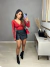 Body de renda manga longa - vermelho - Amor de Peça - Looks Femininos Estilosos, Loja de Roupa Feminina Online