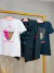 Blusa t-shirt estampa leopardo - branca