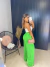 Calça pantalona com lastex na cintura - verde - Amor de Peça - Looks Femininos Estilosos, Loja de Roupa Feminina Online