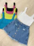 Cropped ponto crochê decote quadrado - branco - buy online