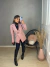 Blazer alfaiataria alongado - rosa nude