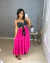 Saia midi 3 marias - rosa pink - loja online
