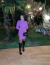 Imagem do Vestido tubinho com fenda lateral - rosa lilás