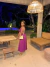 Vestido midi com fendas viscolinho - fucsia - buy online