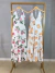 Vestido longo floral camadas - rosa - loja online