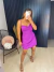 Vestido curto modelagem sereia - roxo on internet