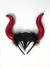 Tiara malévola - Preto com vermelho on internet