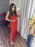 Vestido tomara que caia no tricot laise - vermelho on internet