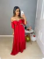 Vestido longo ciganinha tomara que caia - vermelho on internet