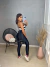 Calça prada original modeladora com cinto - preto