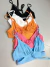 Cropped alcinha com amarração no pescoço - azul - comprar online