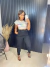 Calça alfaiataria super cós alto insp zara - preto