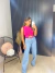 Cinto couro com fivela dourada - rosa pink - Amor de Peça - Looks Femininos Estilosos, Loja de Roupa Feminina Online