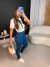 Calça jeans skinny extreme power com cós super alto - escura 23071 na internet