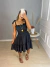Vestido lastex lacinho - preto - buy online