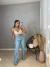 Cropped de paetê - branco - online store