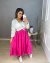 Saia midi 3 marias - rosa pink - Amor de Peça - Looks Femininos Estilosos, Loja de Roupa Feminina Online
