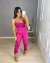 Calça alfaitaria inspiração zara - rosa fúcsia P