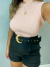 Blusa regata tricot modal - rosa bebê na internet
