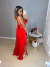 Macacão com fenda - vermelho - Amor de Peça - Looks Femininos Estilosos, Loja de Roupa Feminina Online
