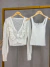 Casaquinho tricot com regata - branco - buy online