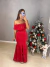 Imagem do Vestido ciganinha em tricot premium - vermelho