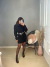Poncho vestido no tricot texturizado - preto - buy online