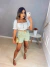 Short alfaiataria com cinto - verde água - Amor de Peça - Looks Femininos Estilosos, Loja de Roupa Feminina Online