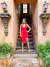 Vestido midi fenda frontal - vermelho