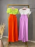 Calça pantalona fluida - laranja