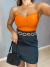 Corset no poliamida suplex - laranja