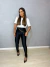 Calça prada modeladora com zíper - preta na internet