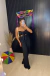 Calça pantalona alfaiataria - preto