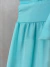 Vestido longo nozinho by amor de peça - azul tiffany - online store