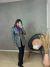Cropped regata com gola e barra u - roxo - online store