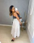 Saia midi 3 marias - off white