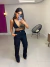 Calça cargo wide leg no sarja - preto na internet