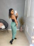 Conjunto calça jogger e cropped no crepe - verde menta - buy online