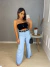 Calça wide leg jeans clara - by alcance - online store