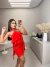 Saia pedraria glam - vermelha